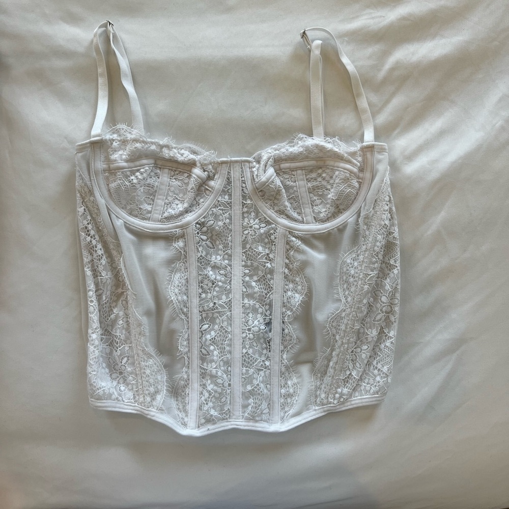 White Corset Top
